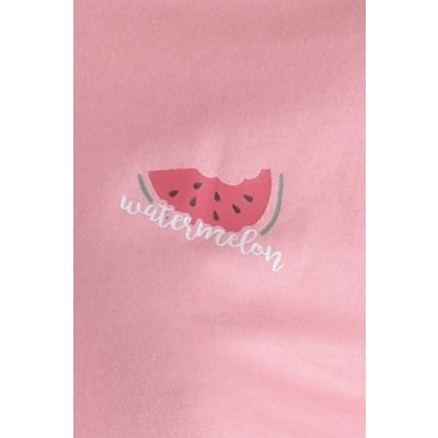 Gina dlouhé s potiskem 19151P starorůžová peprmint – Zboží Dáma