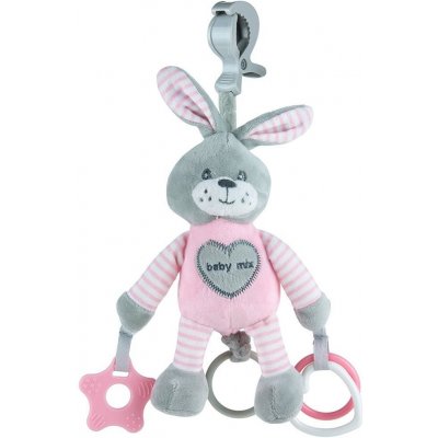 Baby Mix plyšová hračka s vibrací králík růžový – Zboží Mobilmania