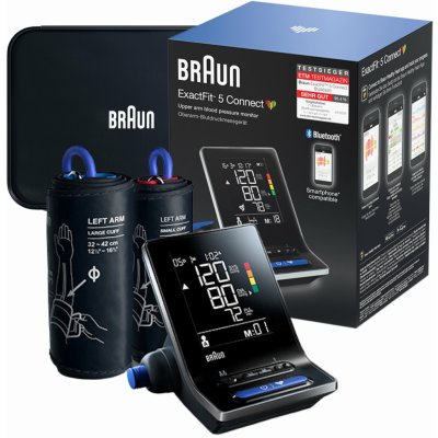 BRAUN EXACTFIT ™ 5 CONNECT BUA6350, ramenní tlakoměr s funkcí Bluetooth