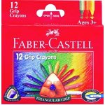 FABER-CASTELL Voskovky trojhranné 12ks – Zboží Mobilmania