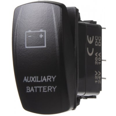 47128 Rocker2 spínač AUXILIARY BATTERY 12/24V | Zboží Auto