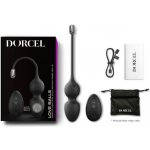Dorcel Love Balls Vibrating Kegel Balls with Remote Control Black – Zboží Mobilmania