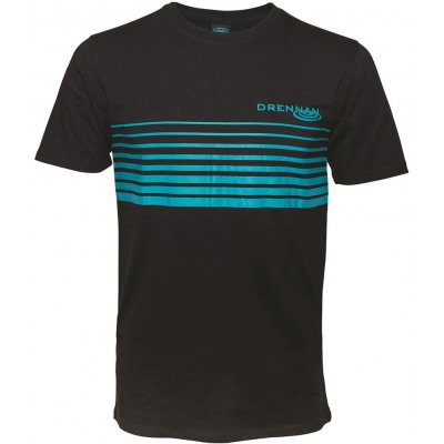 Drennan triko T-Shirt Aqua/Black – Zboží Dáma