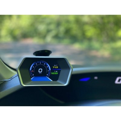 Palubní DISPLEJ LCD, OBDII, GPS s přísavkou | Zboží Auto