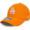 Dětská kšiltovka New Era 9Forty MLB League Essential Los Angeles Dodergs K dětská oranžovo-bílá