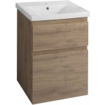 Aqualine ALTAIR umyvadlová skříňka 52x72,5x45cm, dub emporio AI355 – Sleviste.cz