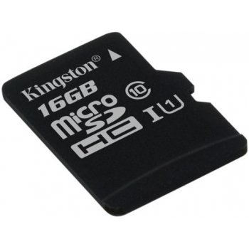 Kingston microSDHC 16GB UHS-I U1 SDC10G2/16GBSP od 304 Kč - Heureka.cz