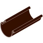 Marley Okapový žlab 125 mm délka 3000 mm 075358 hnědý plastový – Sleviste.cz