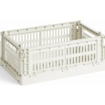 Hay Colour Crate úložný koš S tlumená bílá – Zboží Mobilmania