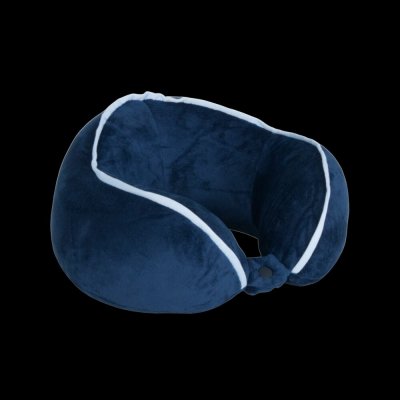 ROCK TA-0031 Cestovní polštářek na krk modrý – Zboží Mobilmania