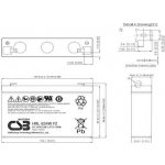 CSB 6V 9Ah HRL634WF2 – Zbozi.Blesk.cz