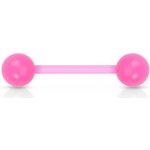 Šperky4U piercing do jazyka akrylát PJ01204-P – Zboží Dáma