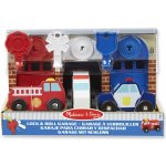 Melissa & Doug Dřevěná záchranářská garáž se zámky – Hledejceny.cz