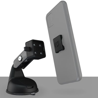 Držák mobilních telefonů/kamer/navigací CLIQR, sada s přísavkou, OXFORD – Zboží Mobilmania