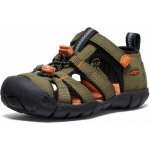 Keen Seacamp II Cnx Youth dark olive/gold flame – Zboží Dáma