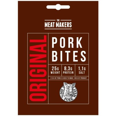 Meat Makers Jerky pork bites 25 g – Zboží Dáma