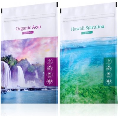 Energy Organic Acai powder 100 g + Hawaii Spirulina tabs 200 tablet