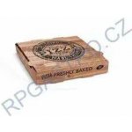Krabice na pizzu mikrovlnitá lepenka kraft PAP 20 x 20 x 4 cm [ ] 71820 – Zbozi.Blesk.cz