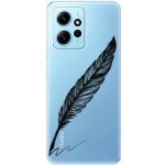 Pouzdro iSaprio - Writing By Feather Xiaomi Redmi Note 12 5G černé – Zboží Živě