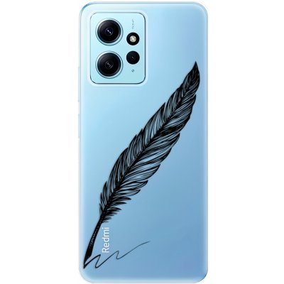 Pouzdro iSaprio - Writing By Feather Xiaomi Redmi Note 12 5G černé – Zboží Živě