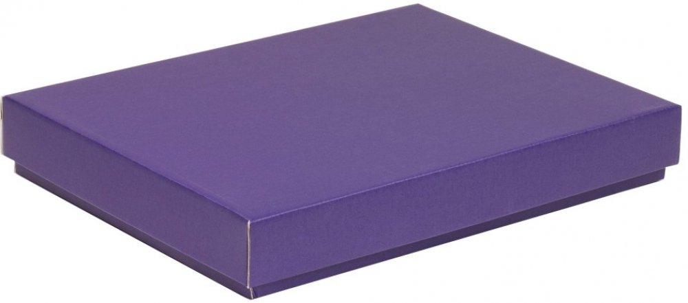 Dárková krabice s víkem 350x250x50/40 mm, fialová | Srovnanicen.cz