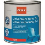 OBI 2v1 Univerzální barva 0,5 l lesklá krémově bílá – Hledejceny.cz