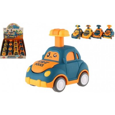 Teddies Auto/Autíčko zmáčkni a jeď plast 9cm na setrvačník 4 druhy 12ks v boxu – Zbozi.Blesk.cz