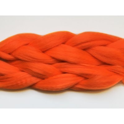 100% Kanekalon jumbo braid Barva: ORANGE (deep orange, výrazná oranžová), Značka: Dream Hair: Super Braid – Zbozi.Blesk.cz