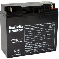 Goowei Energy OT20-12 20Ah 12V VRLA