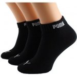 Puma ponožky 4001 Basic Quarter A'3 černá – Zboží Dáma