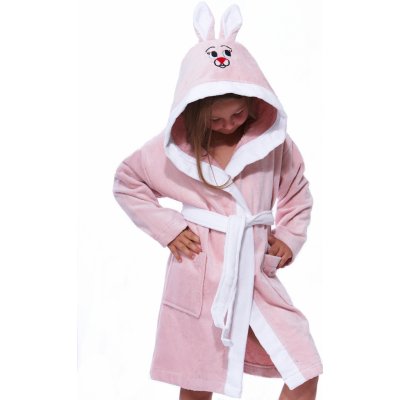 Župan froté dětský starorůžový Králíček Zajíček Ušáček 1T0456 růžová – Sleviste.cz