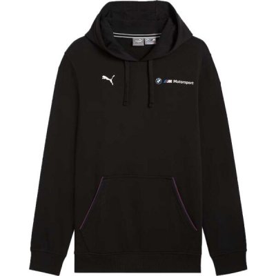 Puma BMW M MOTORSPORT ESSENTIALS+ HOODIE FT mikina černá – Sleviste.cz