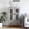 Regál a polička Prolenta Maison Exclusive Skříň highboard šedá sonoma 69,5 x 31 x 115 cm kompozitní dřevo