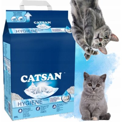 CATSAN Hygiene Plus přírodní pro kočky 20 l – Sleviste.cz
