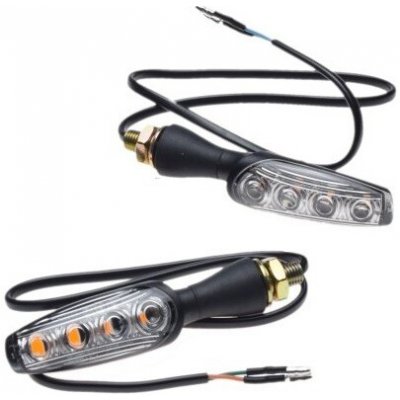 sada zadních blinkrů bílé sklo LED - BENELLI TRK 502X | Zboží Auto