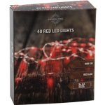 Můjrendlík ŘETĚZ 40LED ČERVENÝ 2M 3XAA – Hledejceny.cz