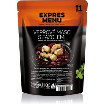 EXPRES MENU vepřové maso s fazolemi 300 g