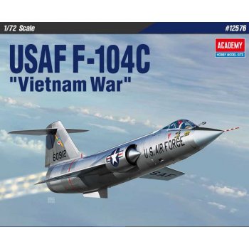 Academy USAF F 104C Vietnam War 12576 1:72