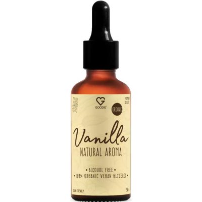 GOODIE Přírodní aroma z bourbonské vanilky BIO Organic Bourbon Vanilla natural aroma 50 ml – Zboží Dáma