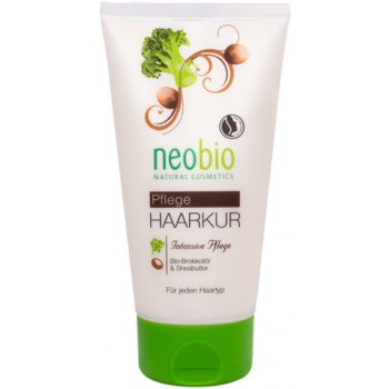 Neobio intenzivní kúra na vlasy Bio Brokolicový olej & Karite máslo 150 ml