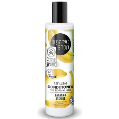 Organic Shop Vyživující kondicionér pro normální vlasy Banán a jasmín 280 ml