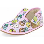 Pegres Barefoot papuče BF01 Donut ružová – Zboží Mobilmania