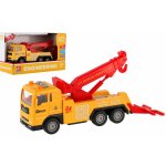 Teddies Auto odtahovka plast 16cm na setrvačník na baterie se světlem se zvukem v krabici 21x13x9cm – Zboží Dáma