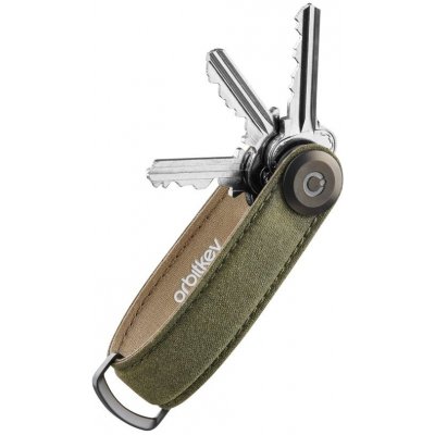 Orbitkey 2.0 Osvědčená z voskované bavlny Waxed Canvas Khaki – Zboží Mobilmania