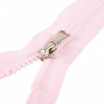 Takoy Zip Sarah kostěný dělitelný 5mm - baby pink se stříbrným jezdcem 65 cm – Hledejceny.cz