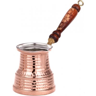 SHI SHAKTI Enterprises Měděná džezva na tureckou kávu Copper 300 ml – Sleviste.cz