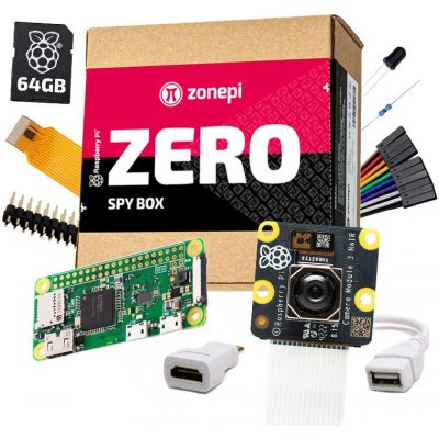Raspberry Pi Zero W Oficiální Camera 3 NoIR + příslušenství Zonepi