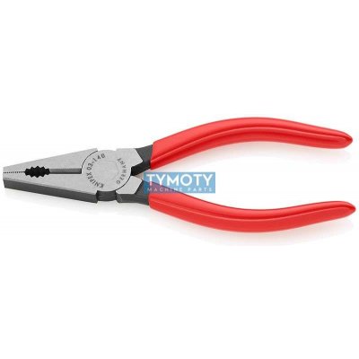 KNIPEX 03 01 140 Kombinované kleště, plastové návleky, fosfátováno na černo 140 mm – Zbozi.Blesk.cz