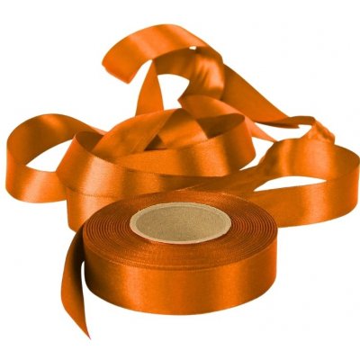 Atlasová stuha měděná, šíře 24 mm, délka 20 m – Zboží Dáma