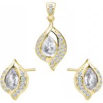 Olivie Sada stříbrných šperků LUNA GOLD 9872 – Zboží Dáma